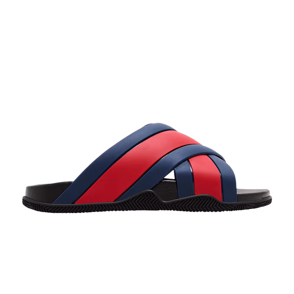Gucci GG Slide Sandal Blue Red