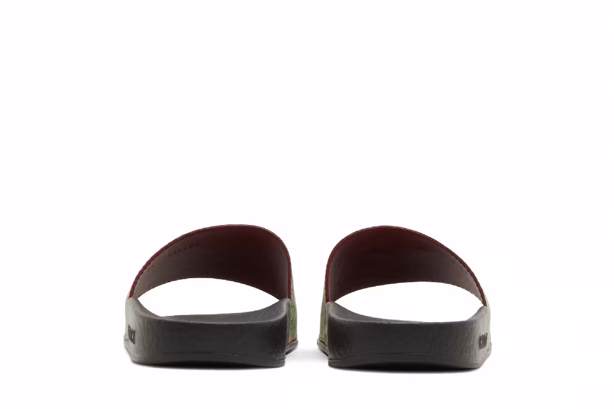 Gucci Women's Pursuit GG Supreme Slide Flowers, view 7
