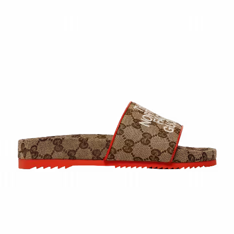 The North Face x Gucci Wmns Slide 'Beige Orange Monogram'