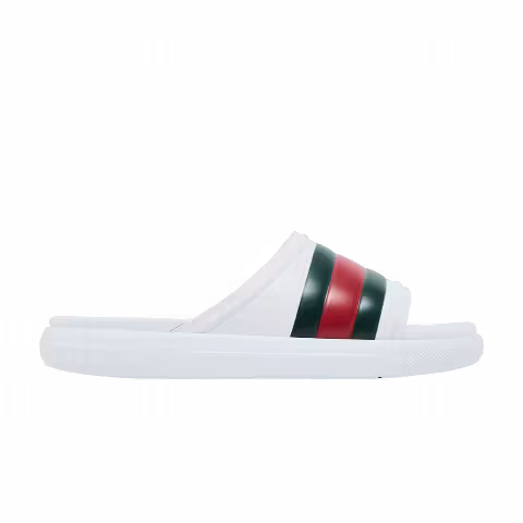 Gucci Web Slide Sandal 'White Green Red'