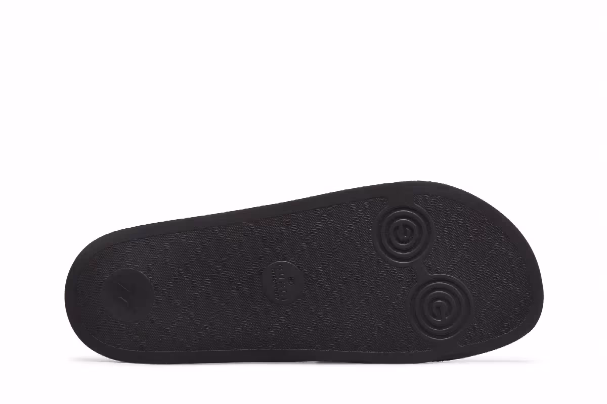 Gucci GG Supreme Slide Bee Print, view 5