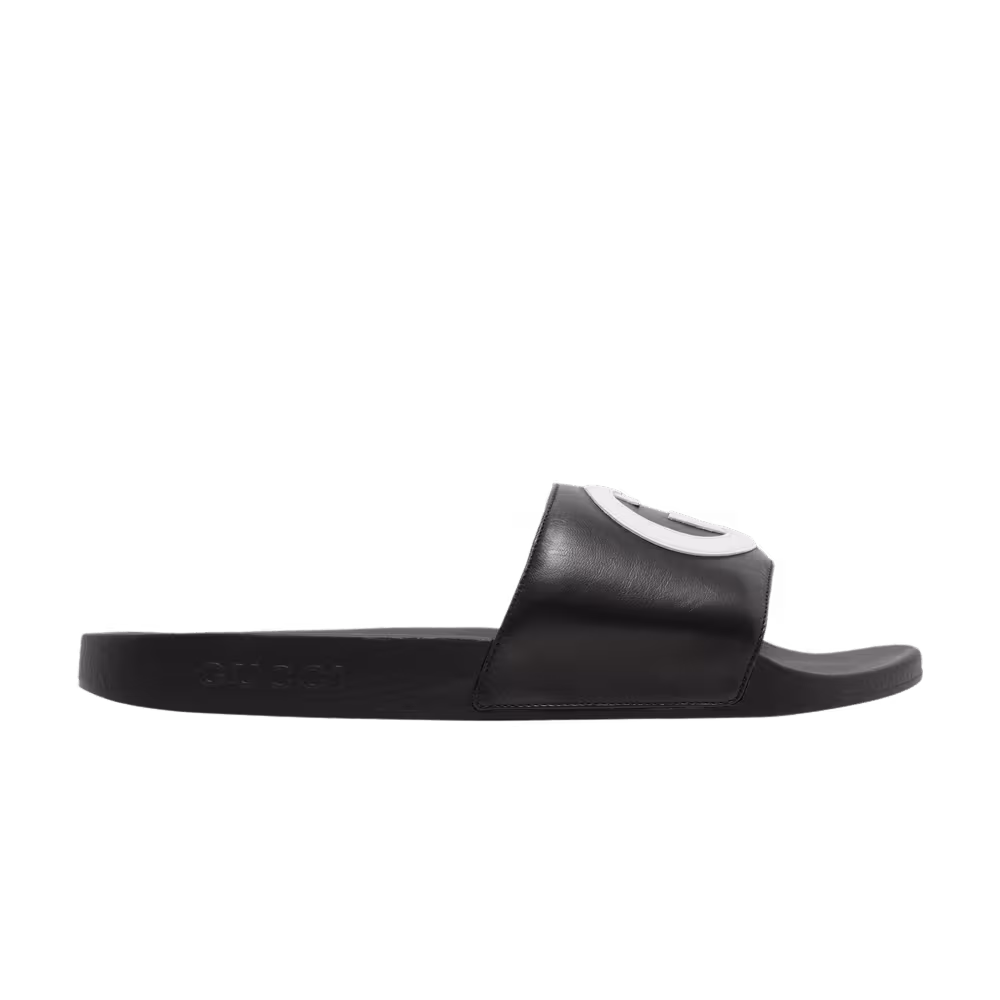 Gucci Slide Interlocking G - Black