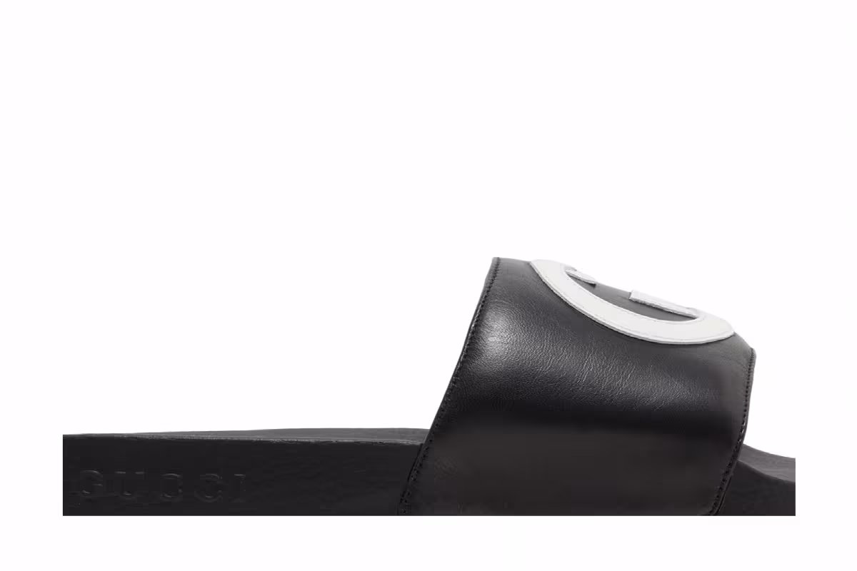 Gucci Slide Interlocking G - Black, view 3