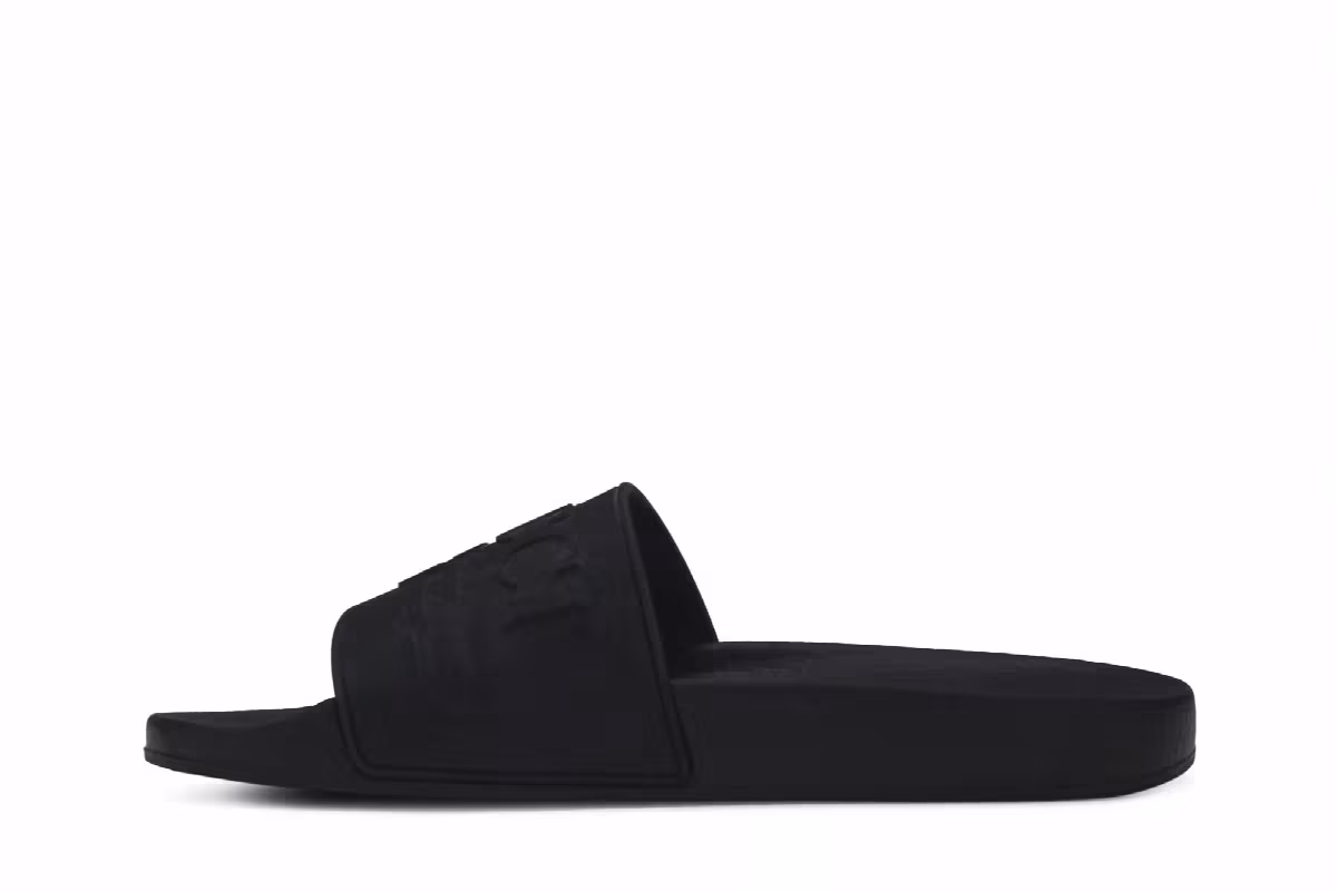 Gucci Women's Logo Rubber Slide Black, view 4