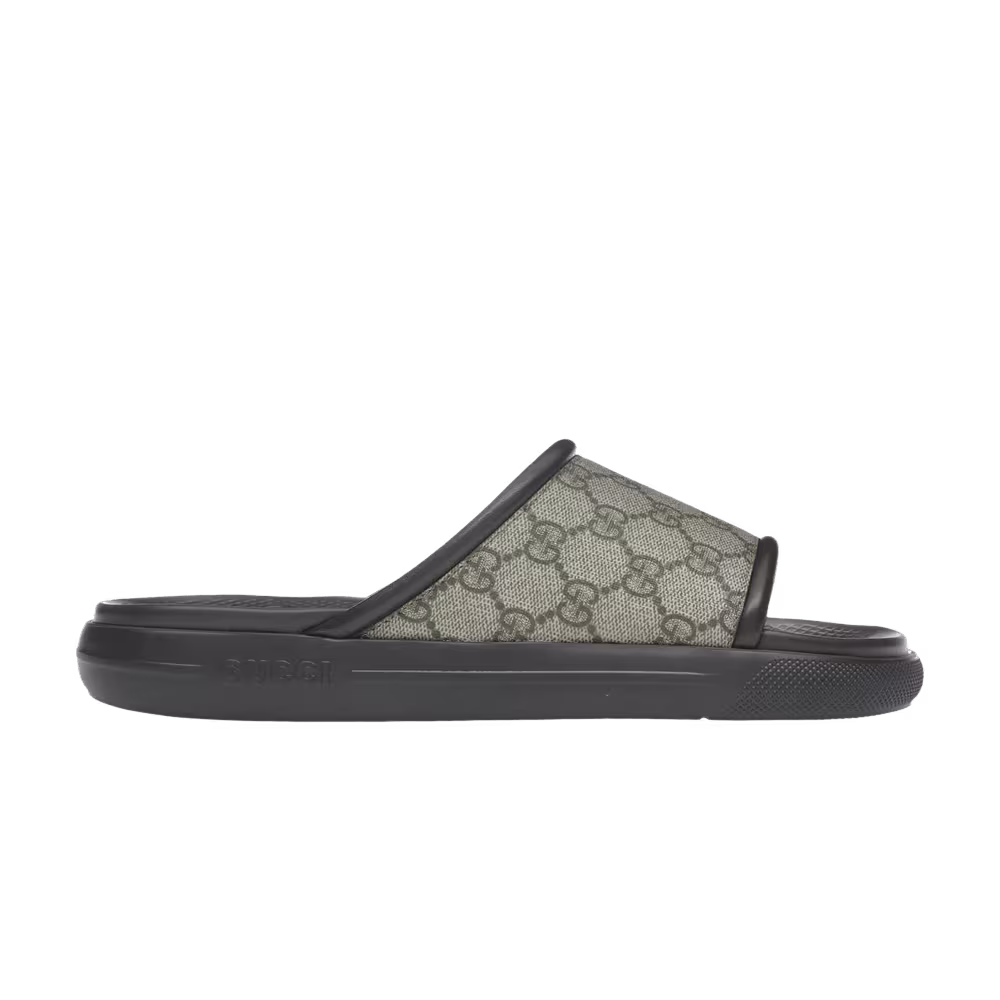 Gucci Pursuit Supreme Slide Beige Ebony