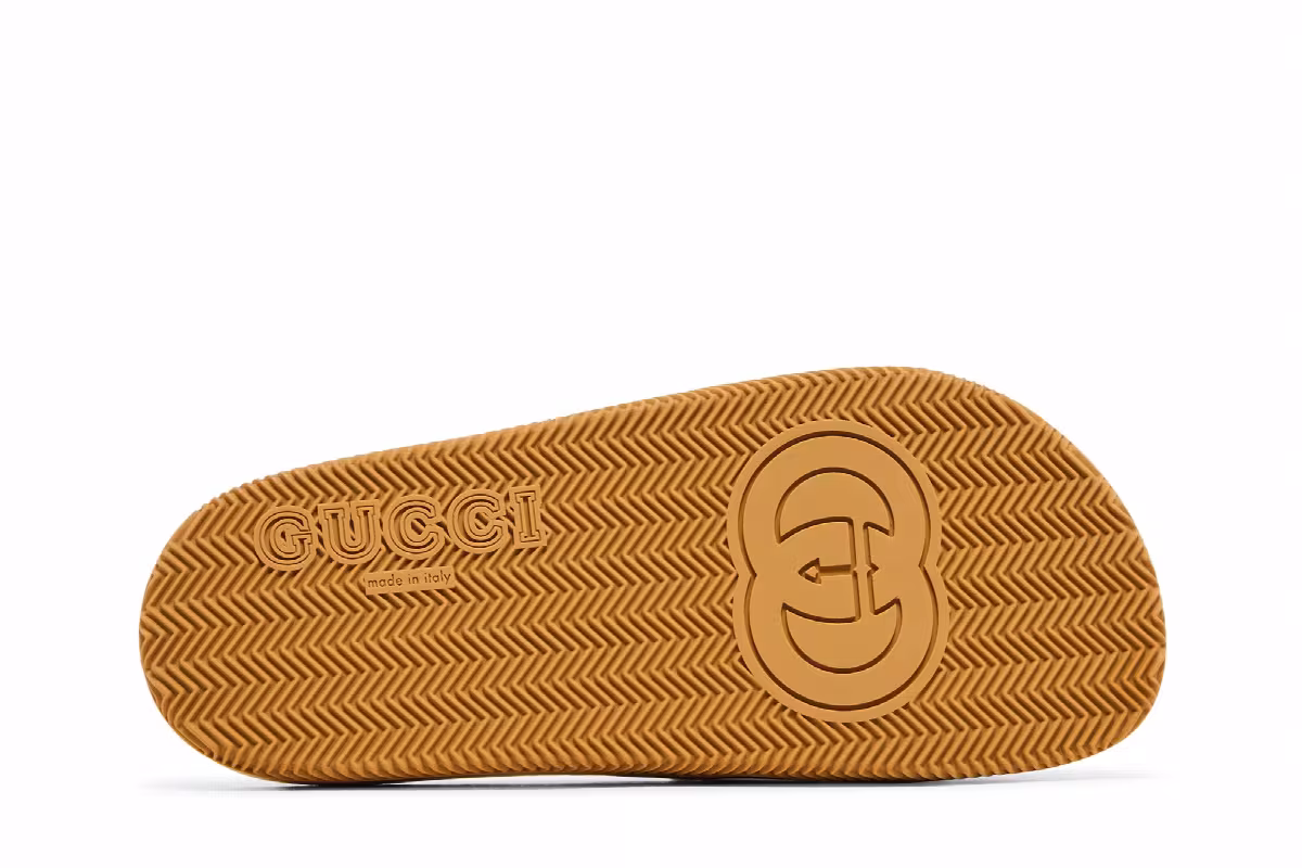 Gucci Women's Slide Interlocking G - White Red Green, view 5