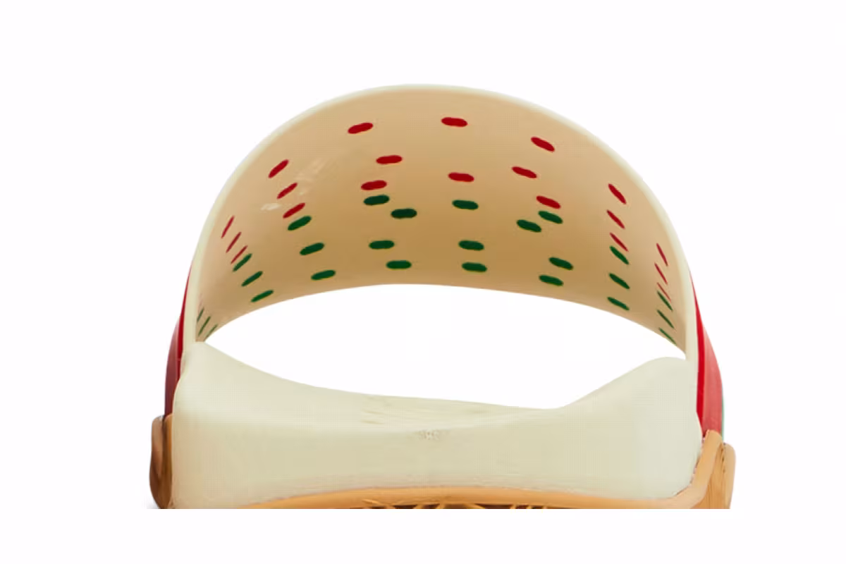 Gucci Women's Slide Interlocking G - White Red Green, view 8