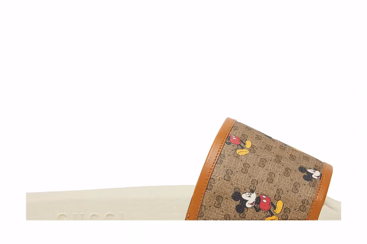Disney x Gucci GG Slide Mickey Mouse, view 3