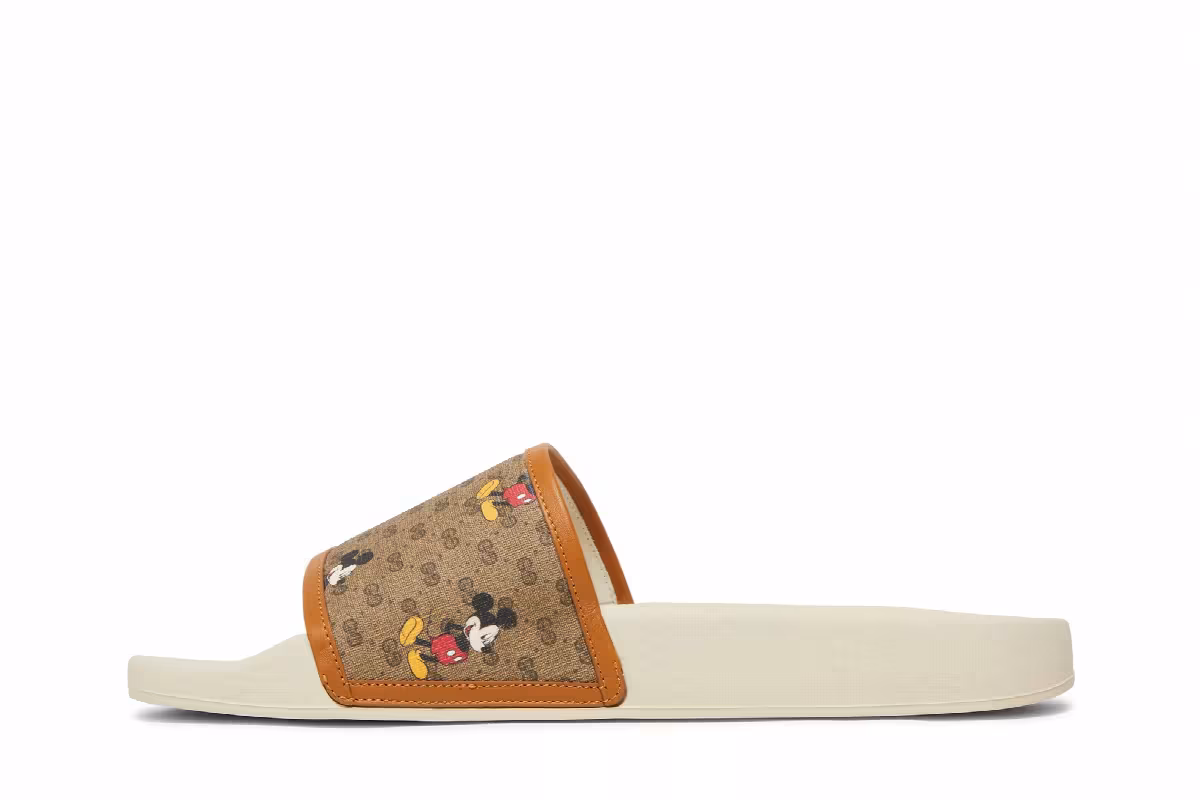 Disney x Gucci GG Slide Mickey Mouse, view 4