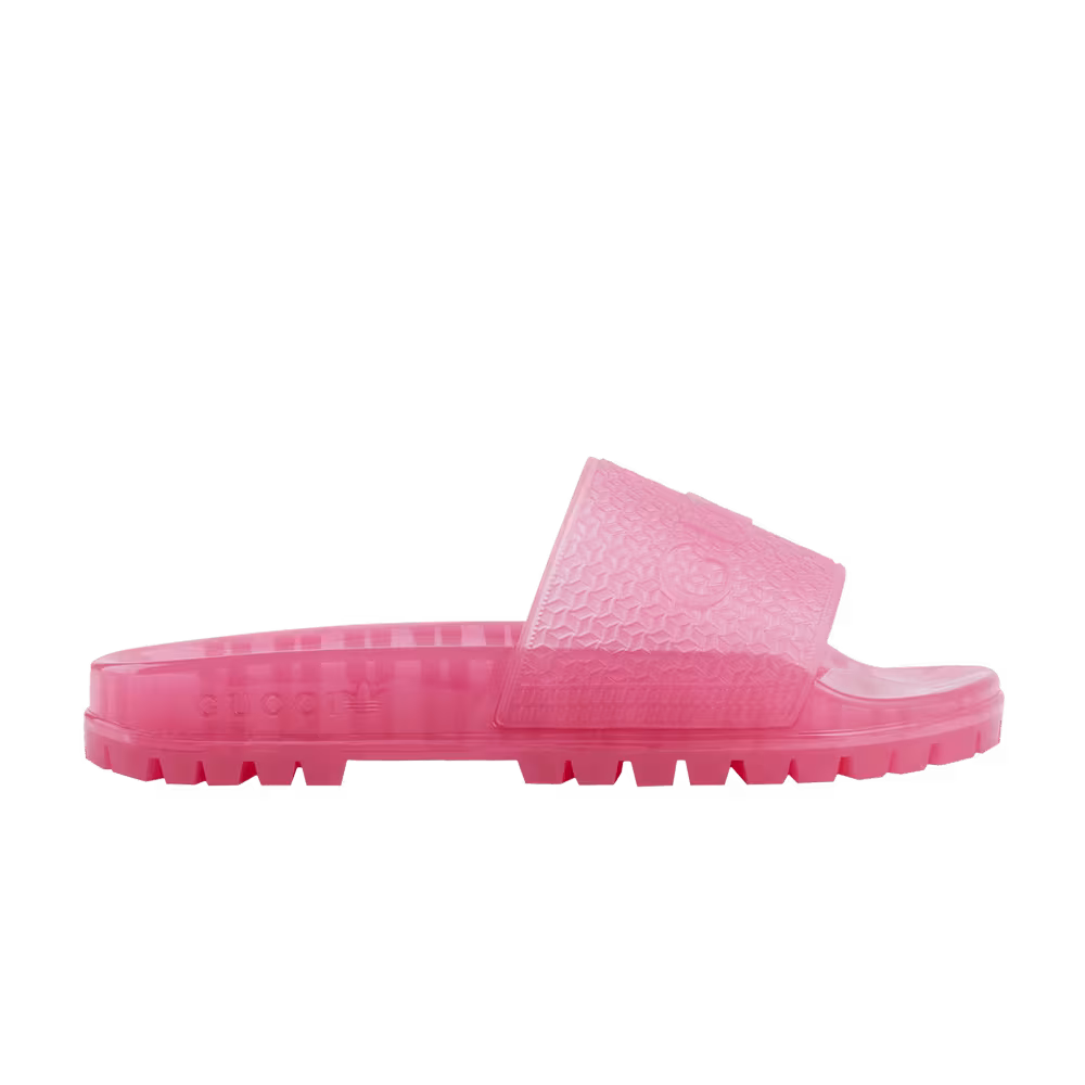 Adidas x Gucci Women's Slide Transparent Pink