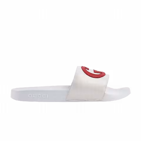 Gucci Slide 'Interlocking G - White'