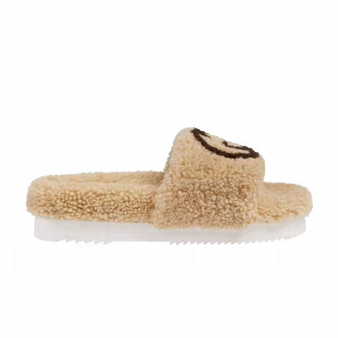 Gucci Wmns Slide 'Interlocking G Merino Wool - Light Brown'