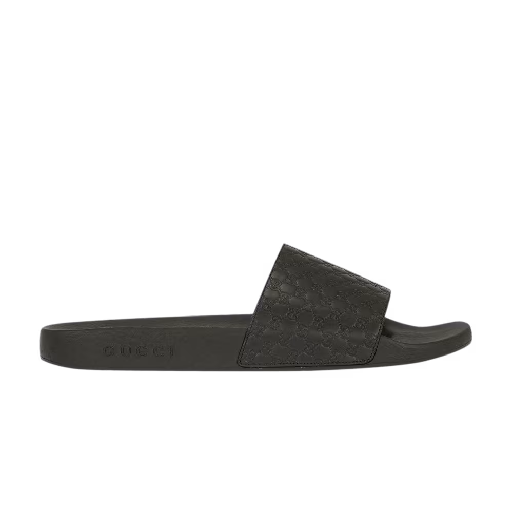 Gucci MicroGuccissima Slide Black