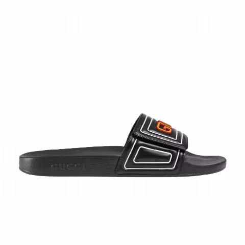 Gucci Slide 'Gucci Logo - Black'