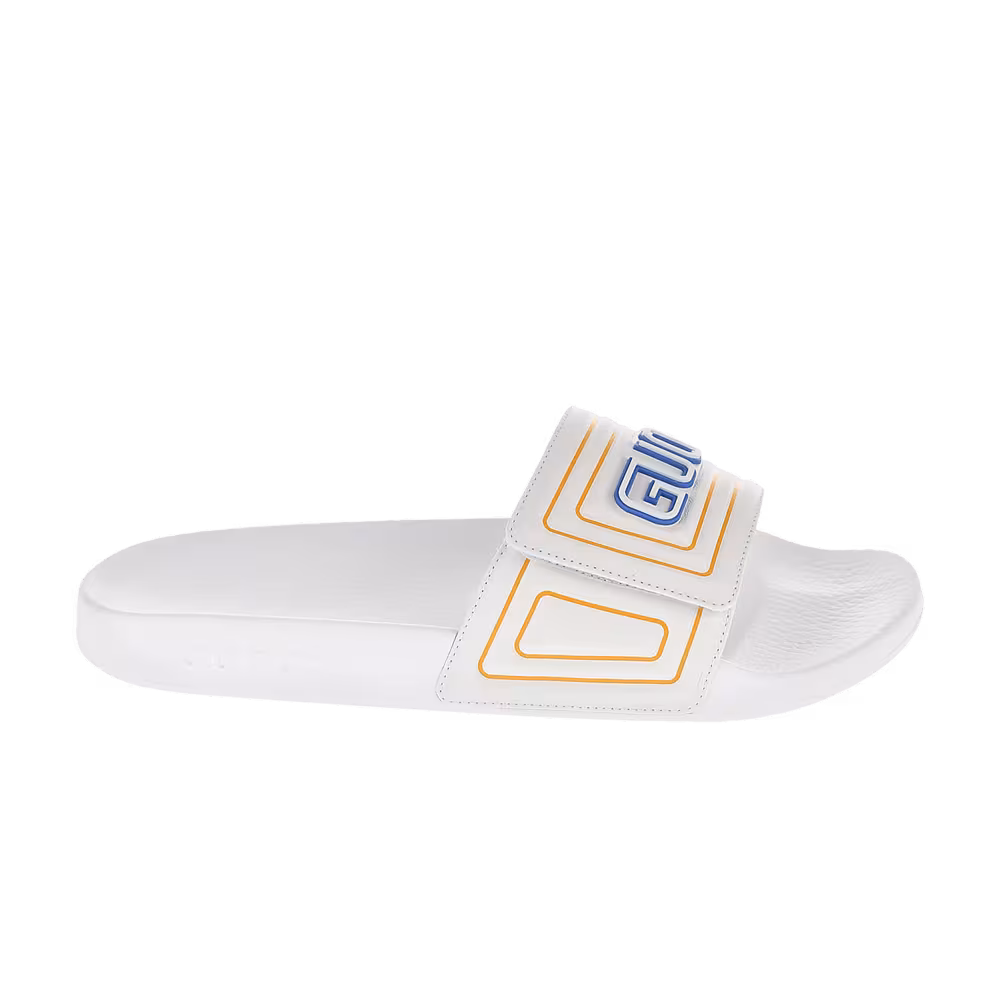 Gucci Slide Gucci Logo - White
