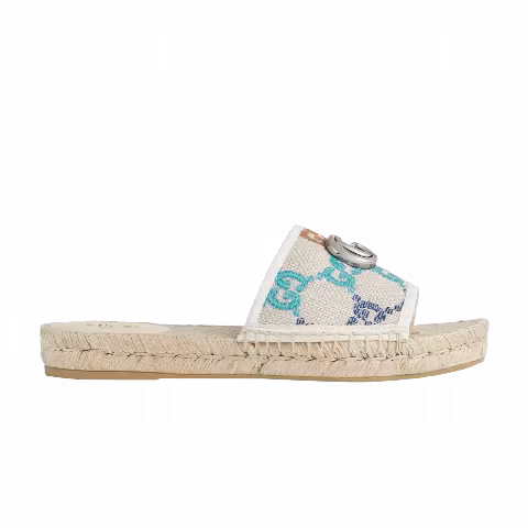 Gucci Wmns GG Espadrille Slide 'Multi'