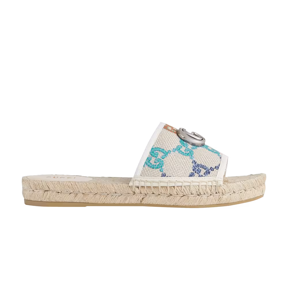Gucci Women's GG Espadrille Slide Multi