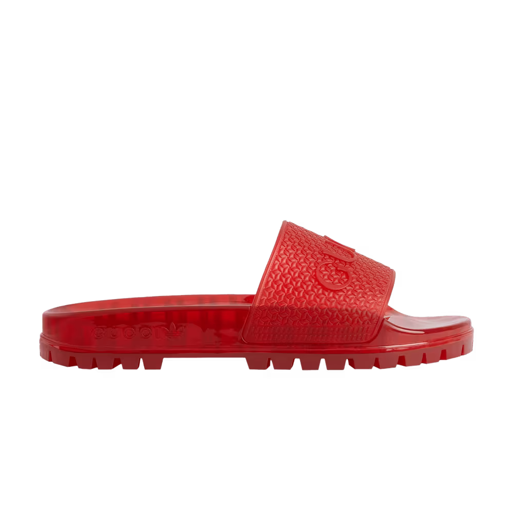 Adidas x Gucci Slide Transparent Red