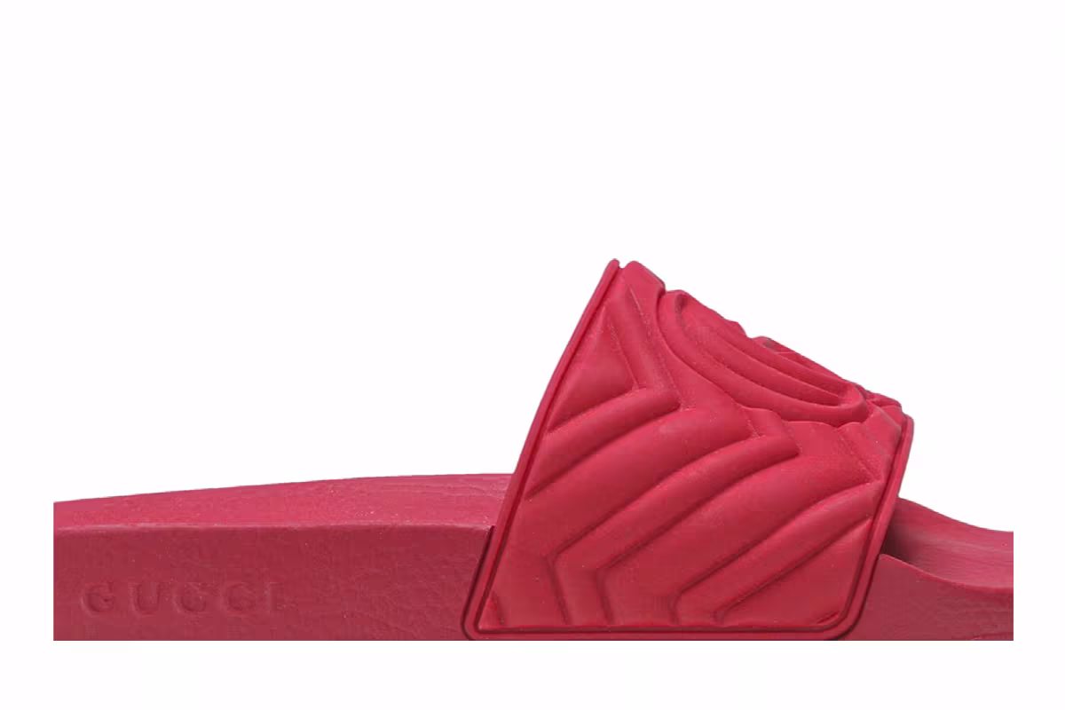 Gucci Logo Slide Red, view 3