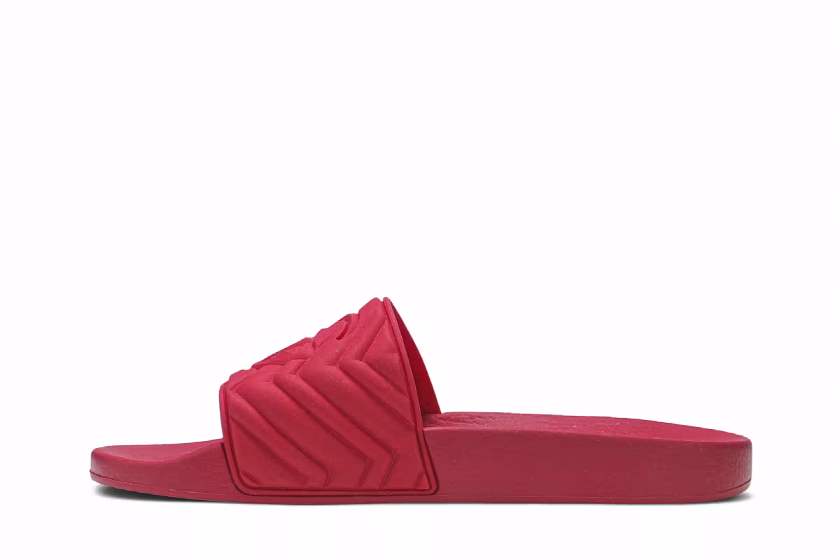 Gucci Logo Slide Red, view 4