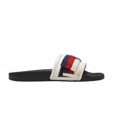 Gucci Wmns Satin Slide 'Web Bow'