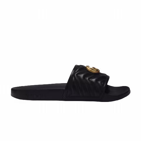 Gucci Wmns GG Marmount Slide 'Black'