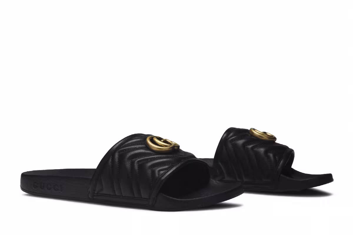 Gucci Women's GG Marmount Slide Black, view 9