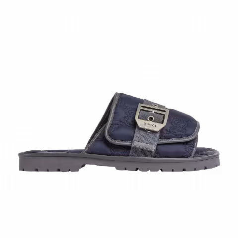 Gucci GG Slide Sandal 'Dark Blue'