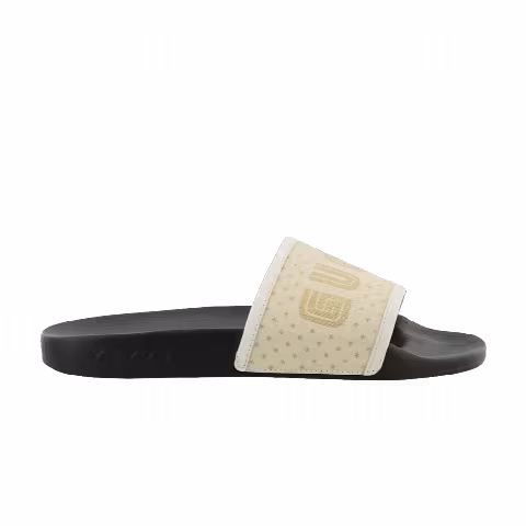 Gucci Wmns Guccy Slide 'White Gold Black'