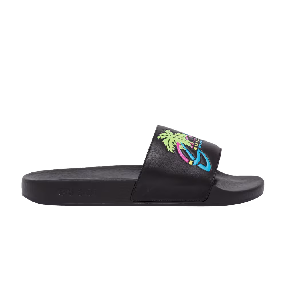 Gucci Pursuit Slide Hawaii - Black