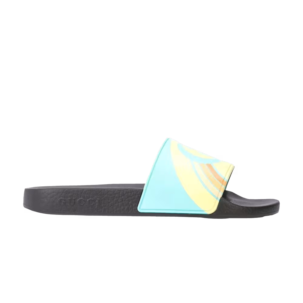Gucci Pursuit Slide Aquamarine