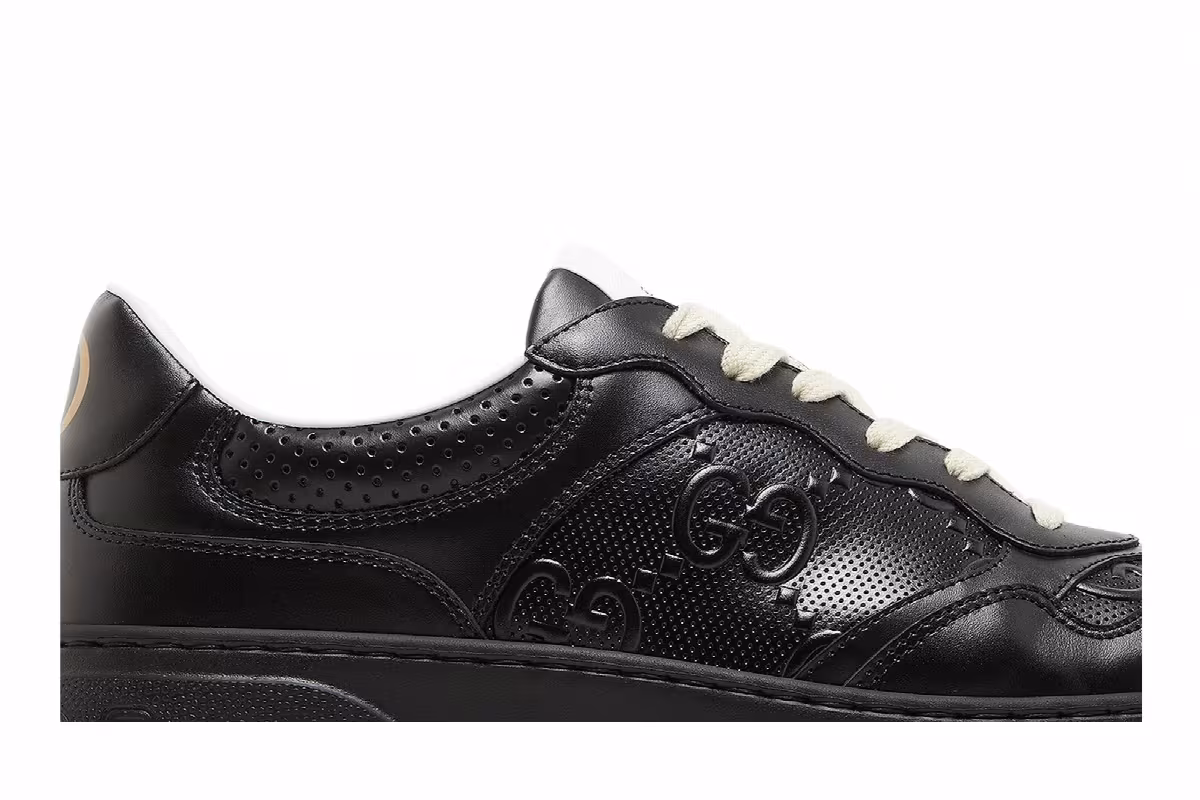 Gucci GG Embossed Sneaker Black, view 3