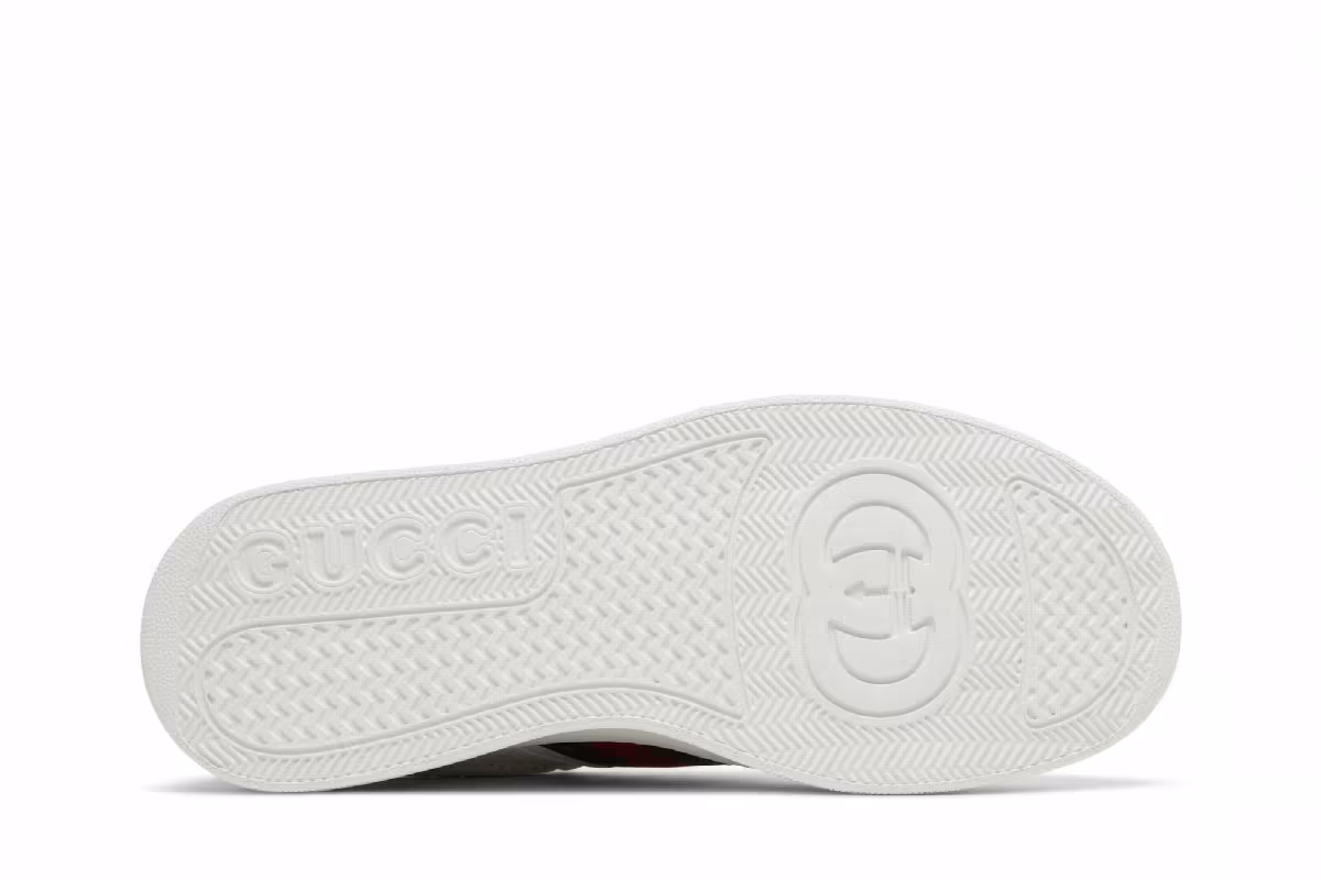 Gucci Chunky GG Web Sneaker White Blue, view 5