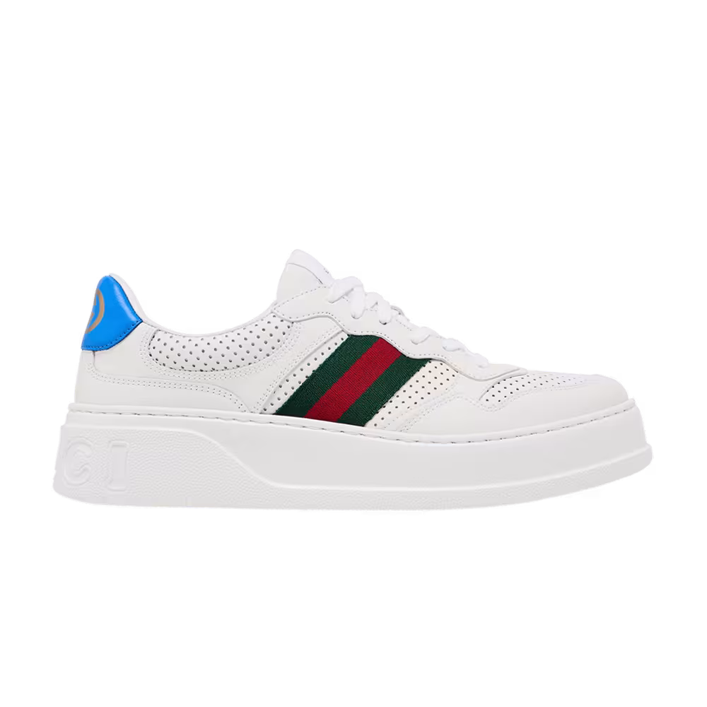 Gucci Women's Chunky GG Web Sneaker White Blue