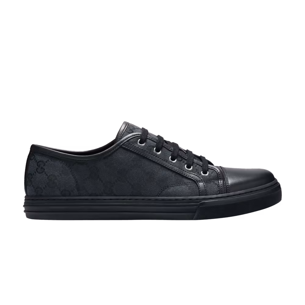 Gucci GG Canvas Low Grey Black