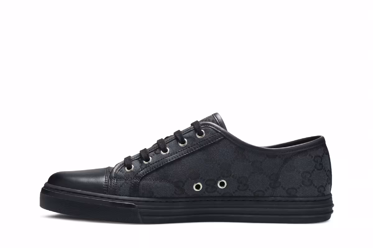 Gucci GG Canvas Low Grey Black, view 4
