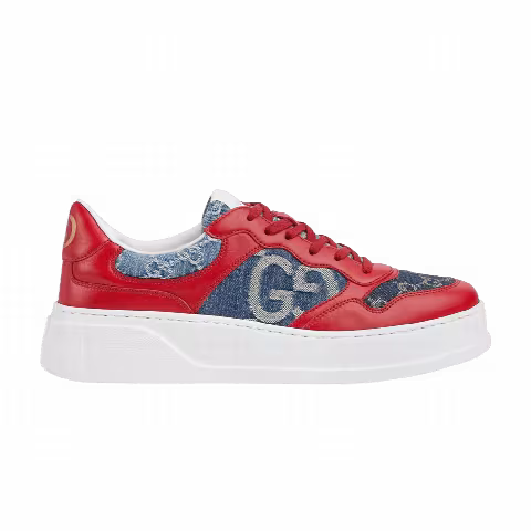 Gucci GG Sneaker 'Red Blue Denim'
