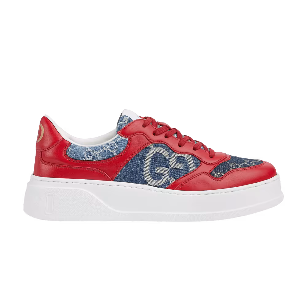 Gucci GG Sneaker Red Blue Denim