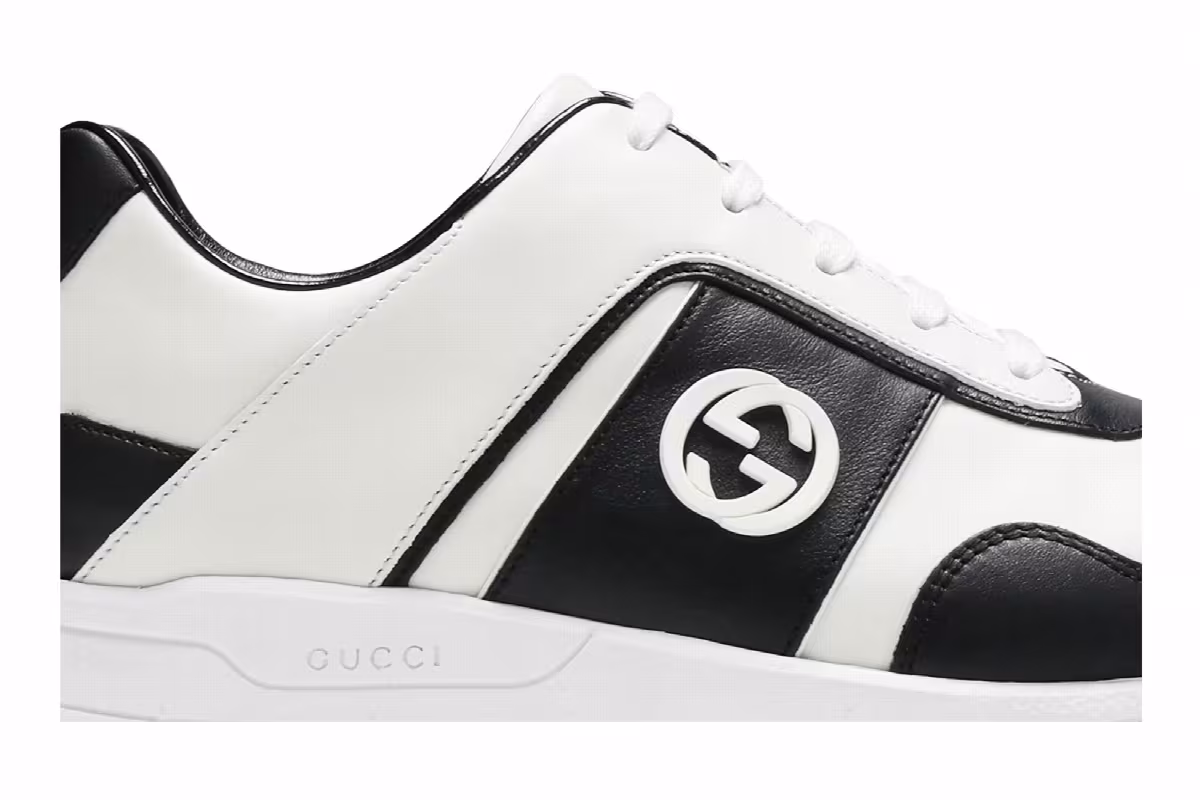 Gucci GG Low Black White, view 3