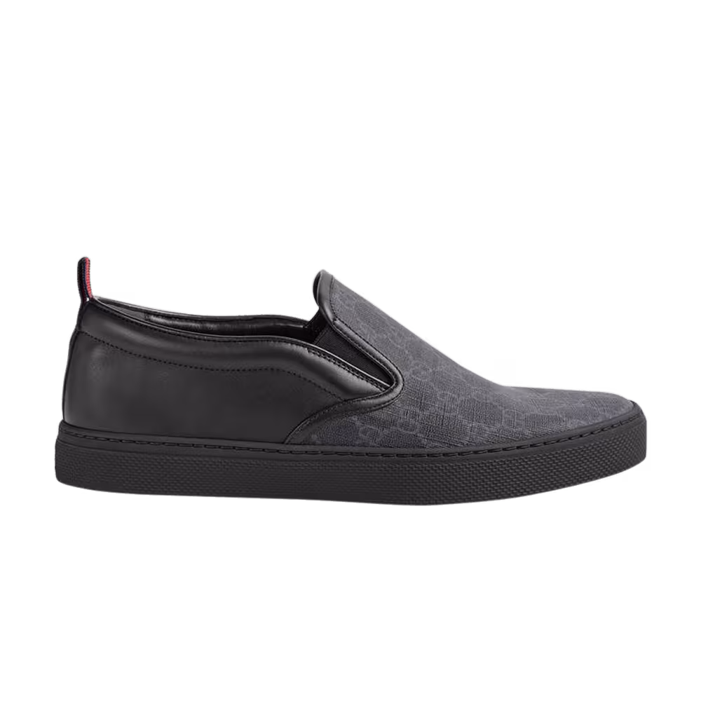 Gucci GG Supreme Slip-On Black