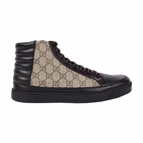 Gucci GG Supreme High 'Black Tan'