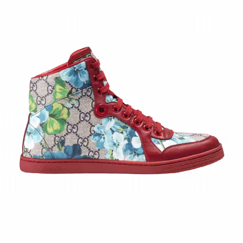 Gucci GG Supreme High 'Blooms - Blue Red'