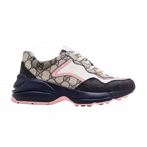 Gucci Wmns Rhyton Sneaker 'Beige Blue Monogram'
