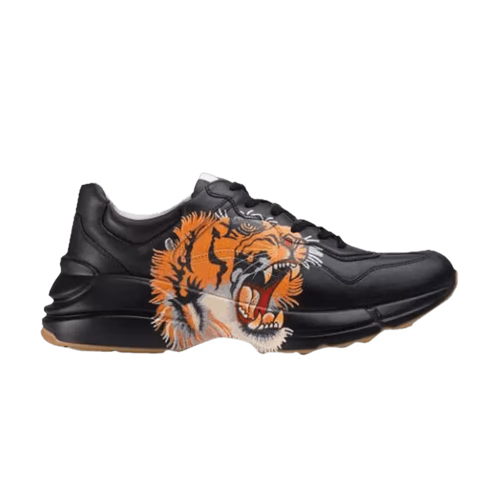 Gucci Rhyton Leather Tiger Print