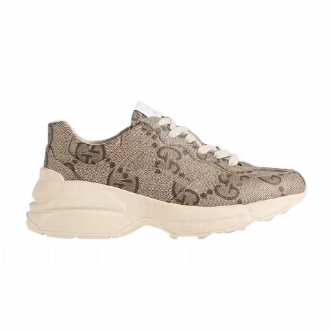 Gucci Wmns 100 Rhyton Sneaker 'Beige Monogram'