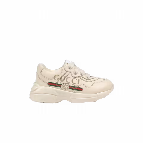 Gucci Rhyton Leather Sneaker Toddler 'Logo'