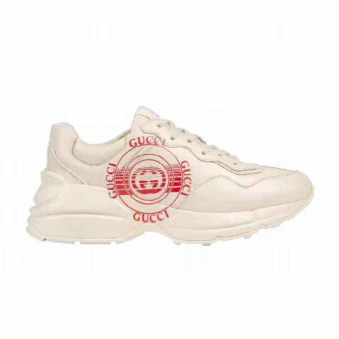 Gucci Wmns Rhyton 'Gucci Disk Print - Ivory'