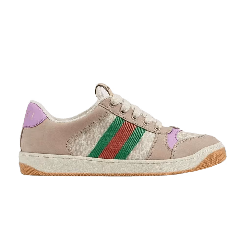Gucci Women's Screener GG Supreme - Beige Lilac