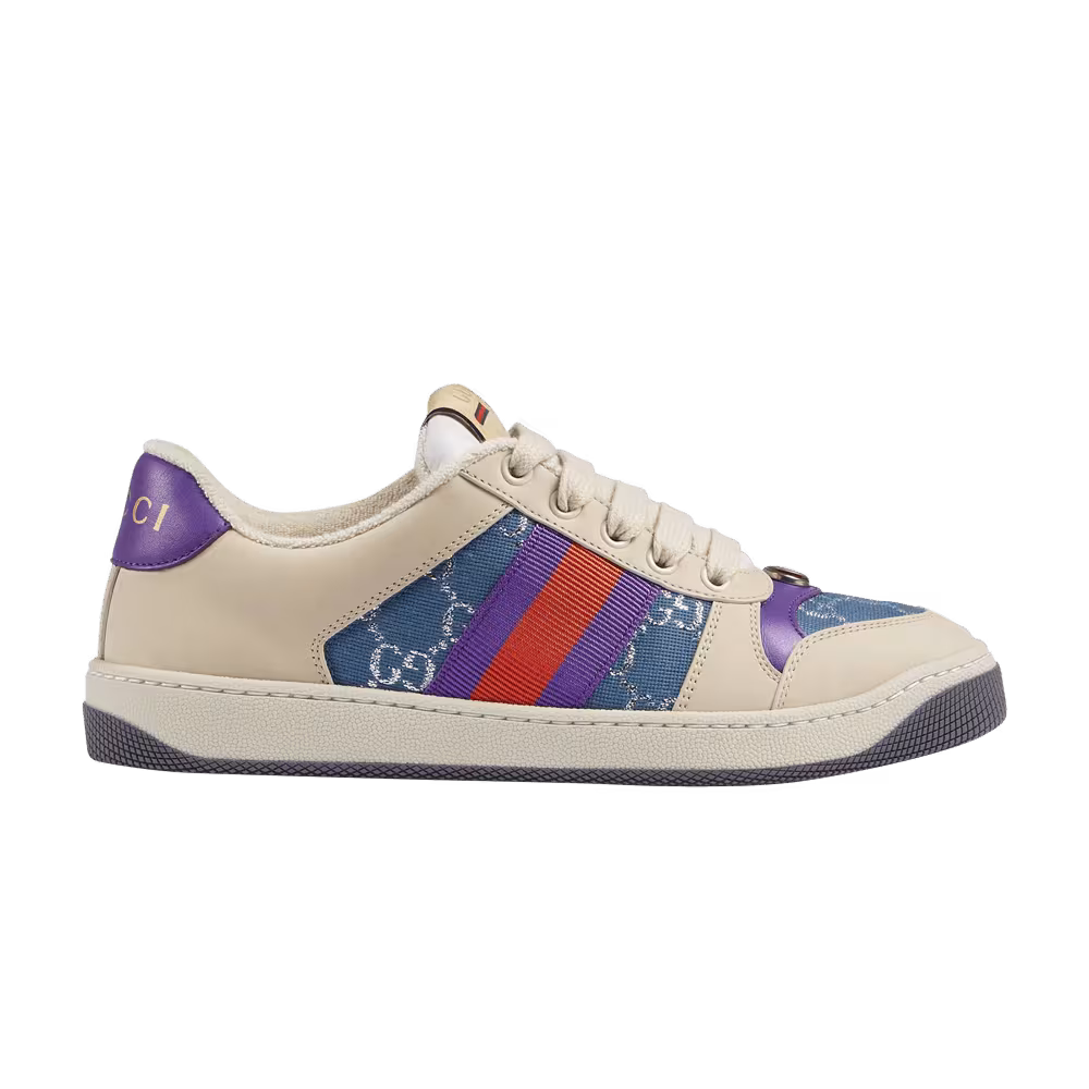 Gucci Women's Screener Blue GG Lamé