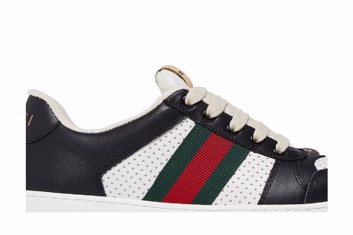 Gucci Women's Screener Black White, view 3